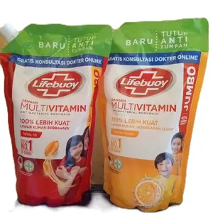 Lifebuoy body wash jumbo 825ml sabun mandi cair (Merah/Kuning) Perawatan