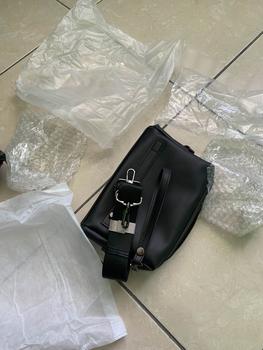 Product Review of Tas Selempang Pria Kulit Tas Tangan Clutch Bag Pria PRAHA BLACK hitam cowok from h**y 0