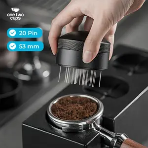 One Two Cups Jarum Kopi Espresso WDT 20 Pin Needle Distribution Tool - ZH-530
