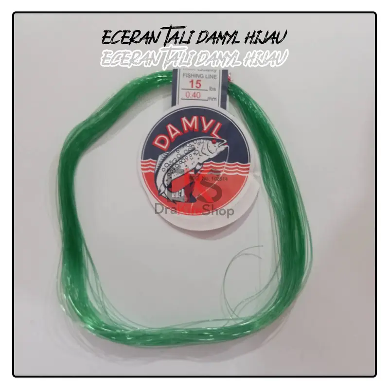 ECERAN Tali Senar DAMYL Hijau 1