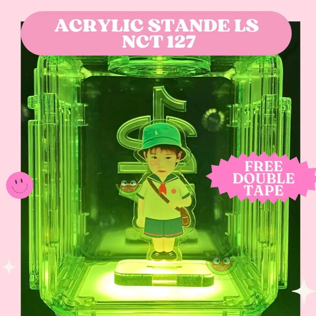 ACRYLIC STANDEE LS NCT 127 AKRILIK MEJA PAJANGAN LIGHTSTICK VER 2 NEOBONG DECO KONSER HADIAH