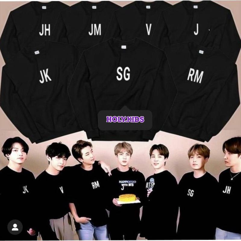BAJU KAOS INISIAL NAMA BTS / BTS INITIAL MEMBER TSHIRT / J-HOPE - Shop ...