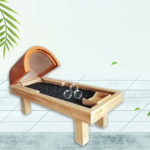 Medicine wrapping bed, fumigation bed, sweat steaming bed, moxibustion bed