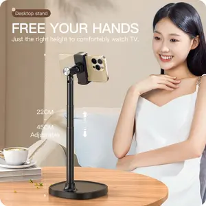 JOPREE X66S Desktop Lifting Stand Holder Handphone Metal Adjustable Dudukan Hp Putar Tinggi 45cm