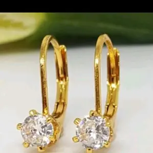 ANTING DESY MATA SATU GOLD TITANIUM ANTING VIRAL ANTI KARAT DAN TIDAK LUNTUR Earrings Gold Elegan Dewasa Wanita