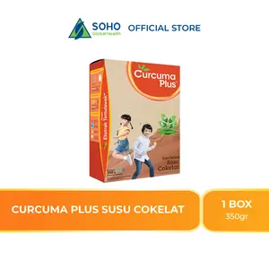 Curcuma Plus Susu Bubuk Ekstrak Temulawak Coklat 350gr Milk
