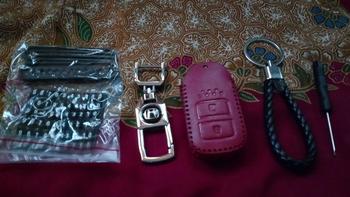 Product Review of For Honda BRV HRV CRV Jazz City Civic Accord Remote Key Leather Case Cover Keychain Car Accessories from A**️ 1