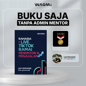[BUKU SAJA Tanpa Admin Mentor]  Belajar Cara Live Selling BerGaransi by leo_giovanni | Live ONLY