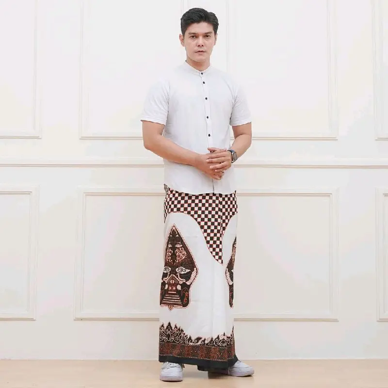 Sarung Batik Dewasa Kain Printing  Motif Wayang Warna Coklat Polikatun  Seragam Muslim Original By Dewan Sarung Indonesia Sarung Batik Pekalongan Biru Nyaman Hitam Pria Santri Navy 2