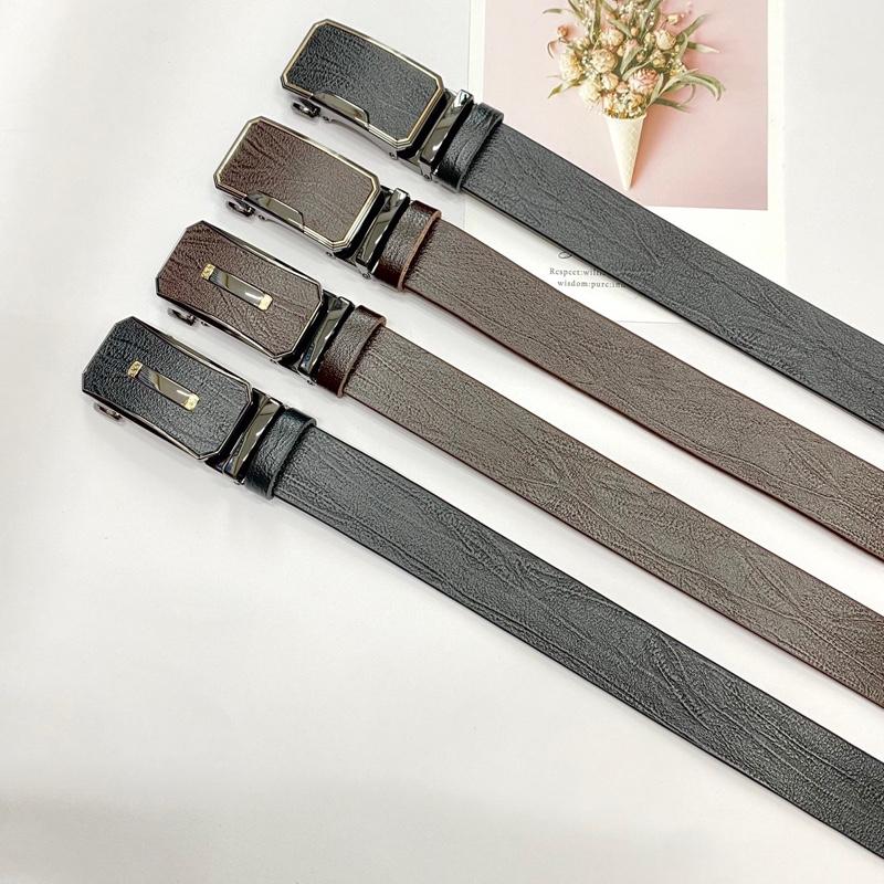  Thắt lưng da bò miếng vân hoa cao câp khoá tự động hợp kim đúc mặt phủ da sang trọng lịch sự. 