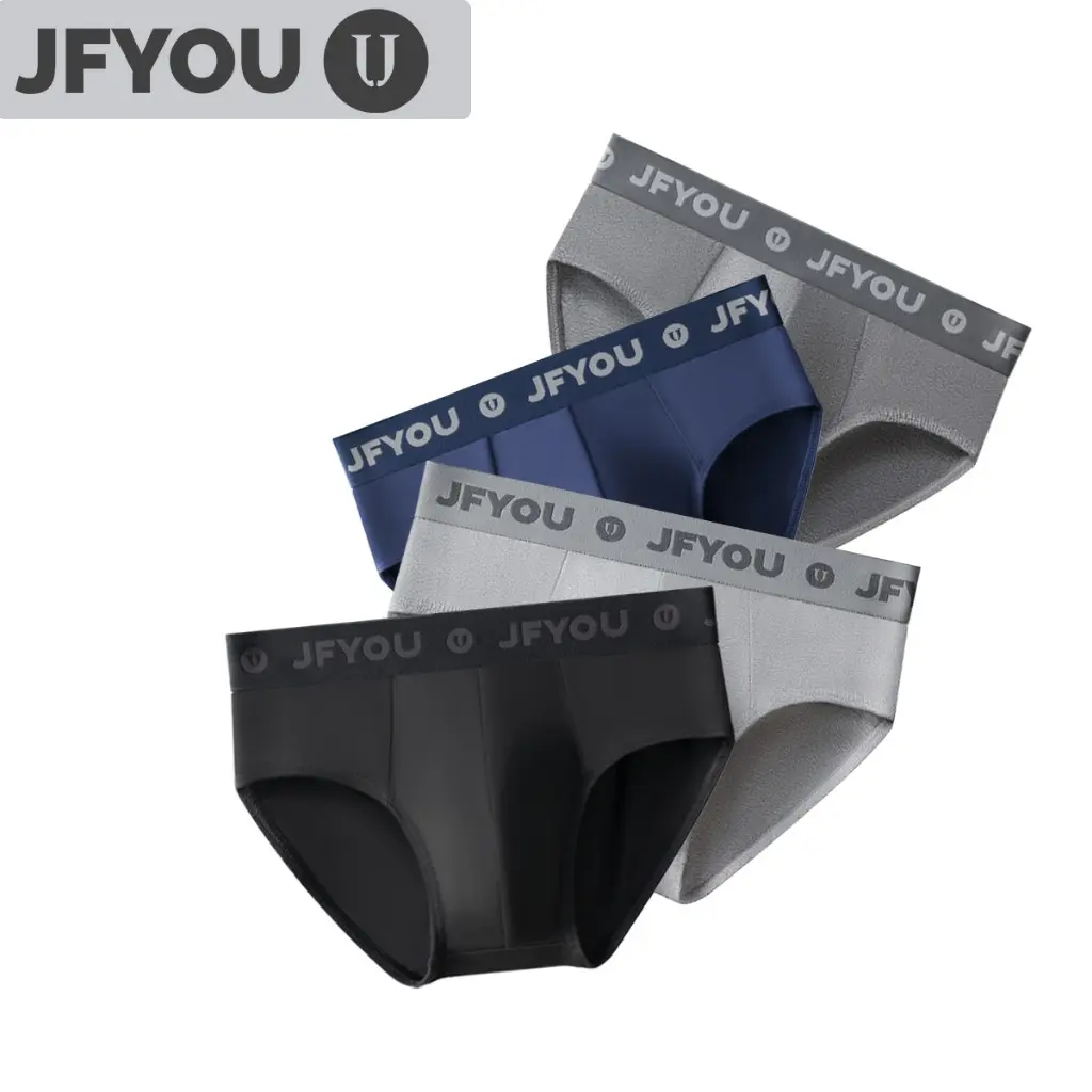 JFYOU  Celana Dalam Pria Brief Tencel 4 pcs