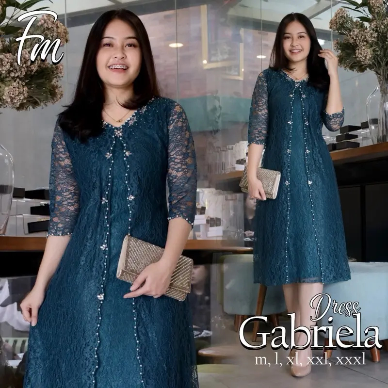 Gabriela Dress - Gaun Baru Gabriela dengan Desain Elegan dan Nyaman untuk Segala Kesempatan Gabriela Dress - Gaun Baru Gabriela dengan Desain Elegan dan Nyaman untuk Segala Kesempatan