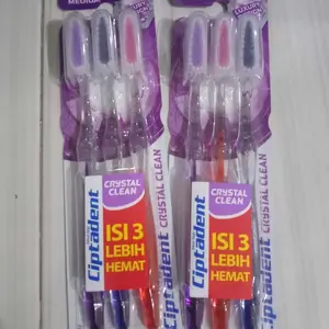 Ciptadent Sikat Gigi Crystal Medium Isi 3 x2