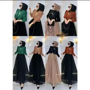 NEW SHR GAMIS JAKET KAOS RAJUT MIX CERUTY FURING