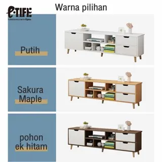 E-TIFE Meja TV /Rak TV / Meja TV Minimalis Modern Nordic / Lemari TV/TV stand 1