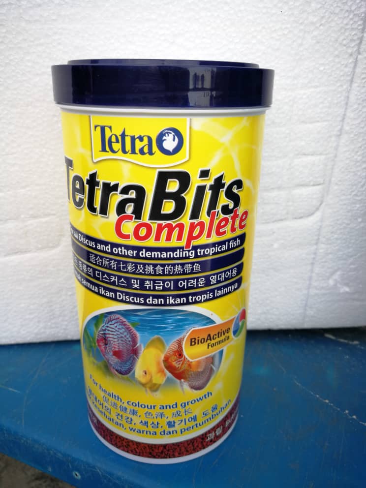 Tetra Bits Complete 300gram Discus Fish Feed Food Aquarium Makanan Ikan