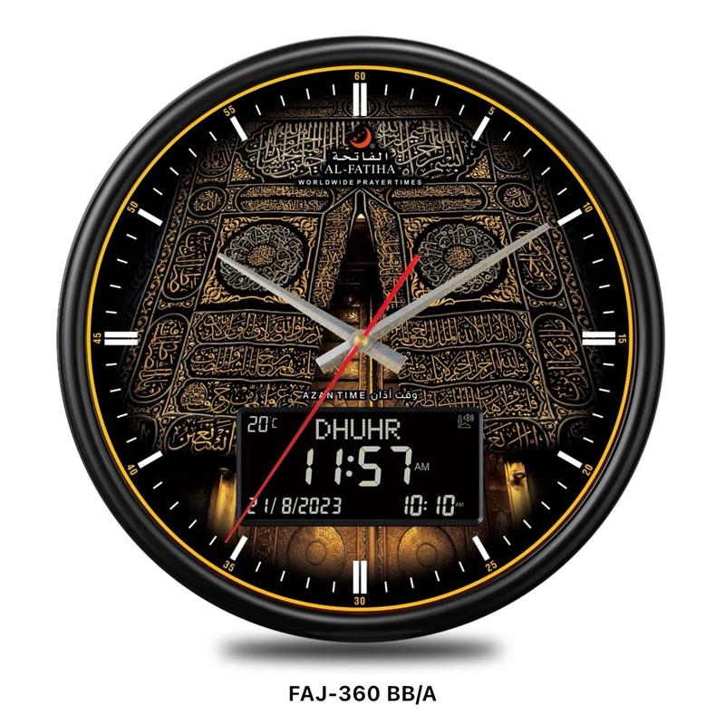 Jam Azan Dinding Digital Adzan clock worldwide With Digital LCD ...