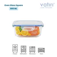 Gambar Vatiri Oven Glass Wadah Makan Microwave 800mL Square - Kotak Makan Kaca Bening PS800YG dari VATIRI HOME STORE Kota Administrasi Jakarta Pusat 1 Tokopedia