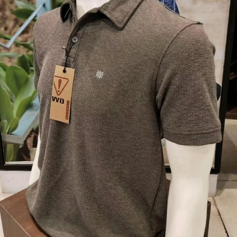 POLLO SHIRT LENGAN PENDEK SLIMFIT WARNA DARK GREY WATCHOUT JEANS 2