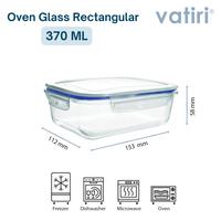 Gambar Vatiri Oven Glass Wadah Makan 370 ml Rectangular - PL370YG dari VATIRI HOME STORE Kota Administrasi Jakarta Pusat 3 Tokopedia