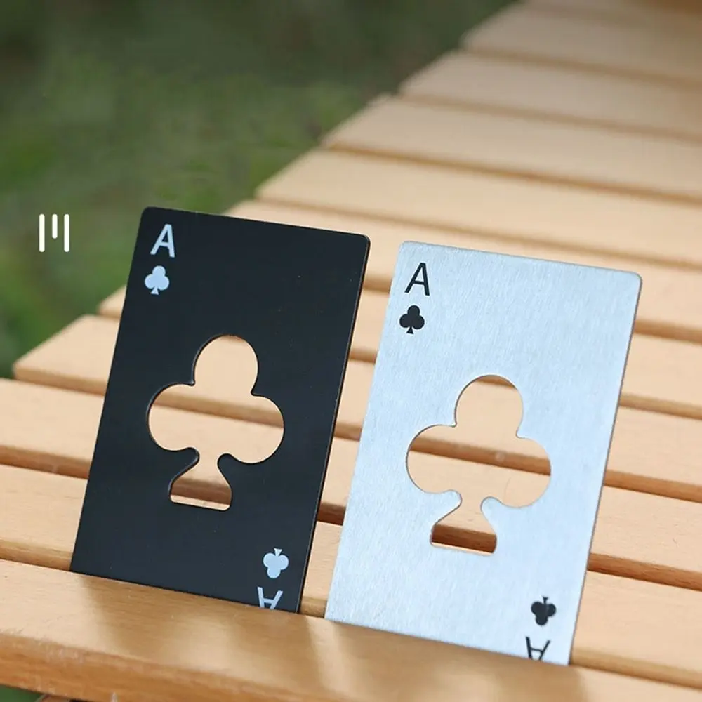 Thẻ Bài Hình Poker, Chất Liệu Kim Loại Cao Cấp, Thiết Kế Sáng Tạo, 85 * 55mm, 2 Màu Có Sẵn, Làm Bằng Thép Không Gỉ, Thích Hợp Cho Thẻ Tín Dụng, Thanh, Chai Và Các Dụng Cụ Khác Cards