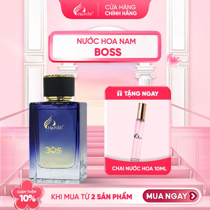 Nước hoa nam Charme BOSS 100ml EDP nam tính mạnh mẽ hương gỗ cuốn hút 