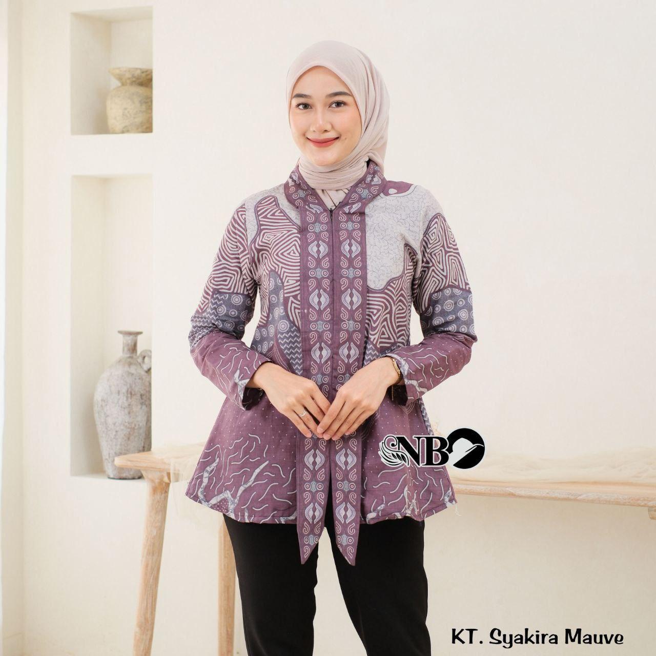 BAJU BATIK ATASAN BATIK WANITA MODERN M,L,XL,XXL asli PEKALONGAN COD Dewasa