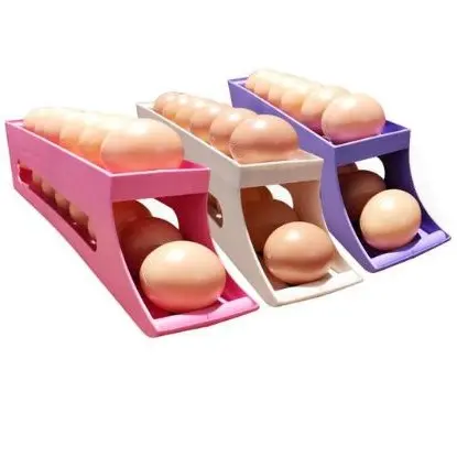 Rak Telur 2 Tingkat E15 / Egg Tray / Tempat Penyimpanan Telur Minimalis / Egg Storage Organizer / Rak Telur guling / telur guling / Rank 8