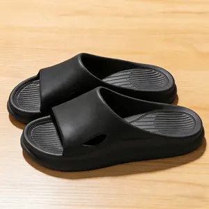 Sandal rumah bulu koreaSandal Rumah Mode Camouflage untuk Pria dan Wanita Bahan EVA Anti-bau Desain Unik Motif Kelapa Nyaman untuk Rumah dan Pantai