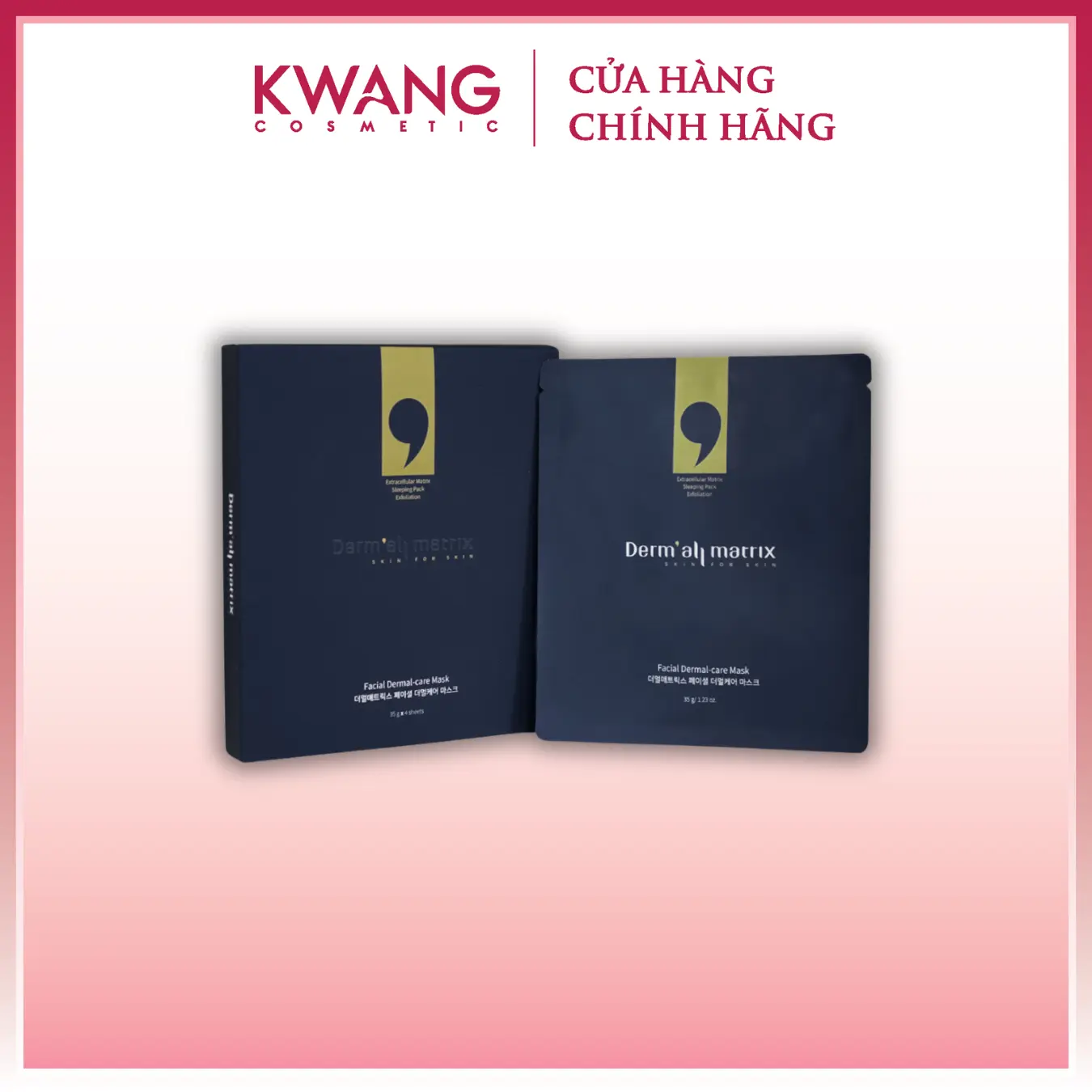 Hộp 4 miếng mặt nạ thạch Derm-all Matrix Mask Hàn Quốc Skincare Làm Đẹp Da Dưỡng Ẩm Da