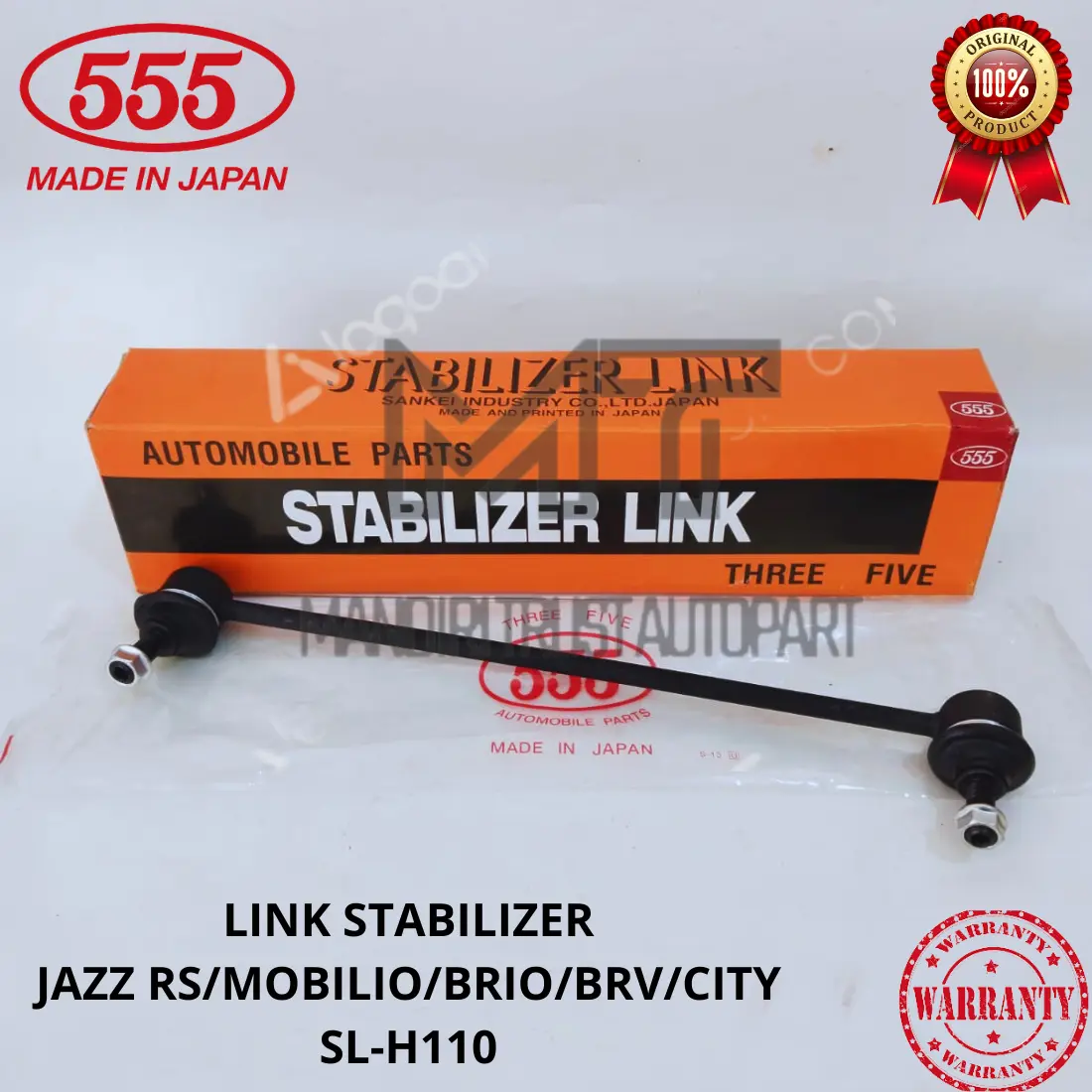 LINK STABIL STABILIZER HONDA ALL NEW JAZZ RS MOBILIO CITY BRIO 555 JAPAN ORI SL-H110 Foto Motorcycle