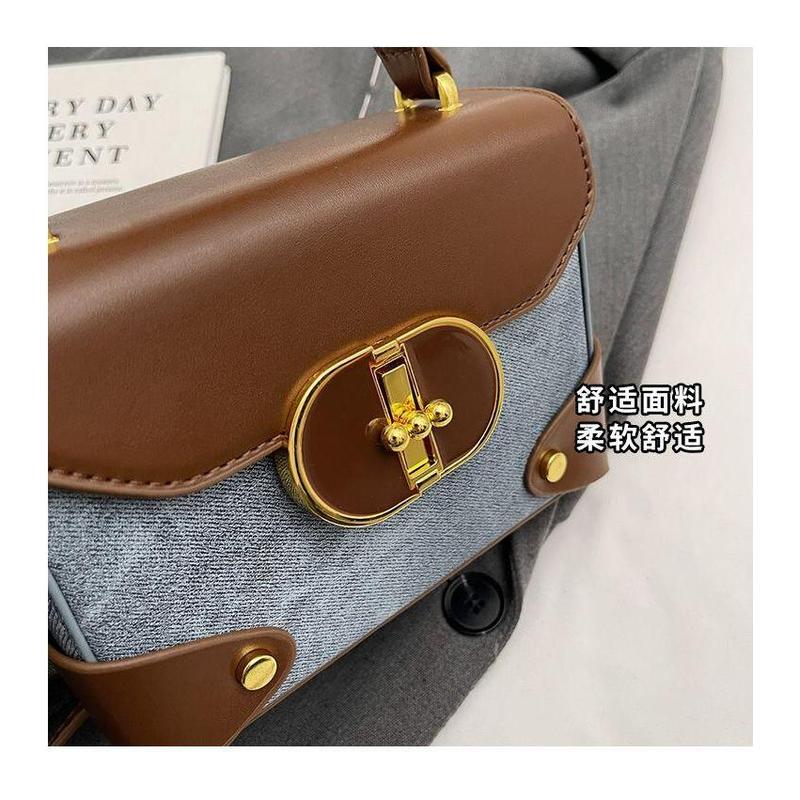Product Introduction of This year's popular for women in autumn and winter, versatile 2024 new single shoulder crossbody bag, portable box, small square bag 2