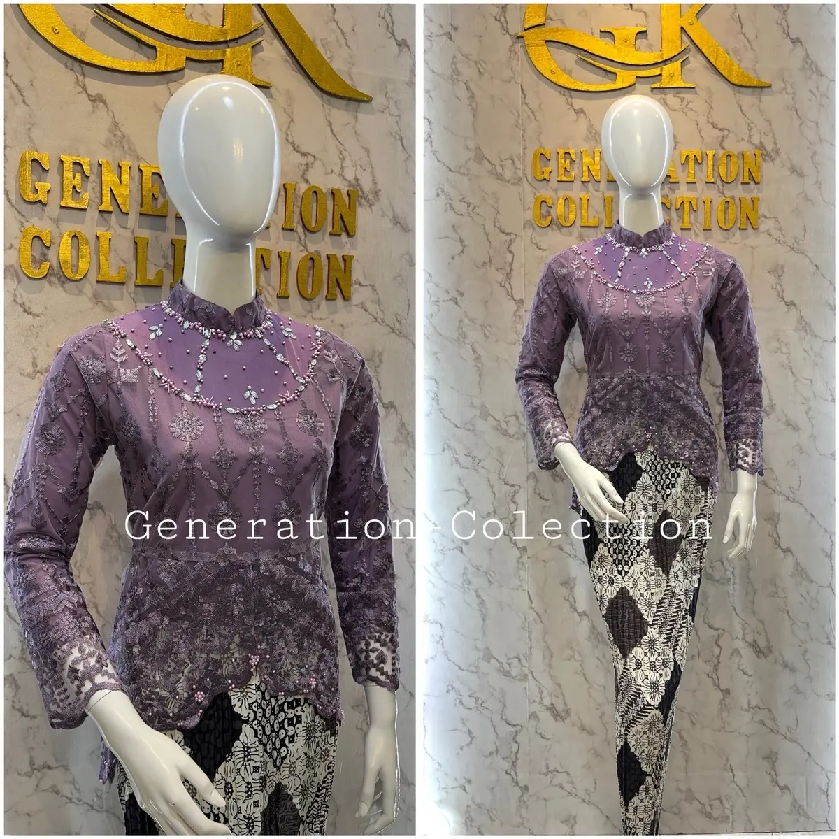 Kebaya Mahalini payet /kebaya wisuda /Kebaya modern / Kebaya terbaru /kebaya terlaris / Kebaya tile