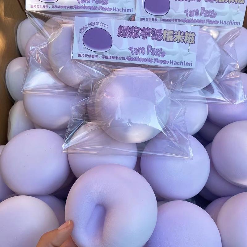 Bánh Gạo Nếp Dẻo, Miếng Dán Khoai Môn Hachimi Bán Chạy, Bánh Mì Mô Phỏng, Squishy Và Soggy, Phục Hồi Chậm, Giảm Căng Thẳng 4