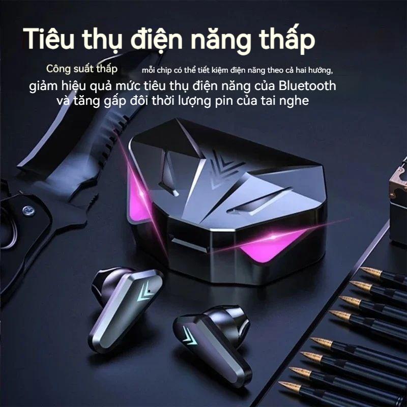 Tai nghe Bluetooth không dây X15 Tws Tai nghe chơi game có màn hình LED bluetooth 5.3 tích hợp mic
