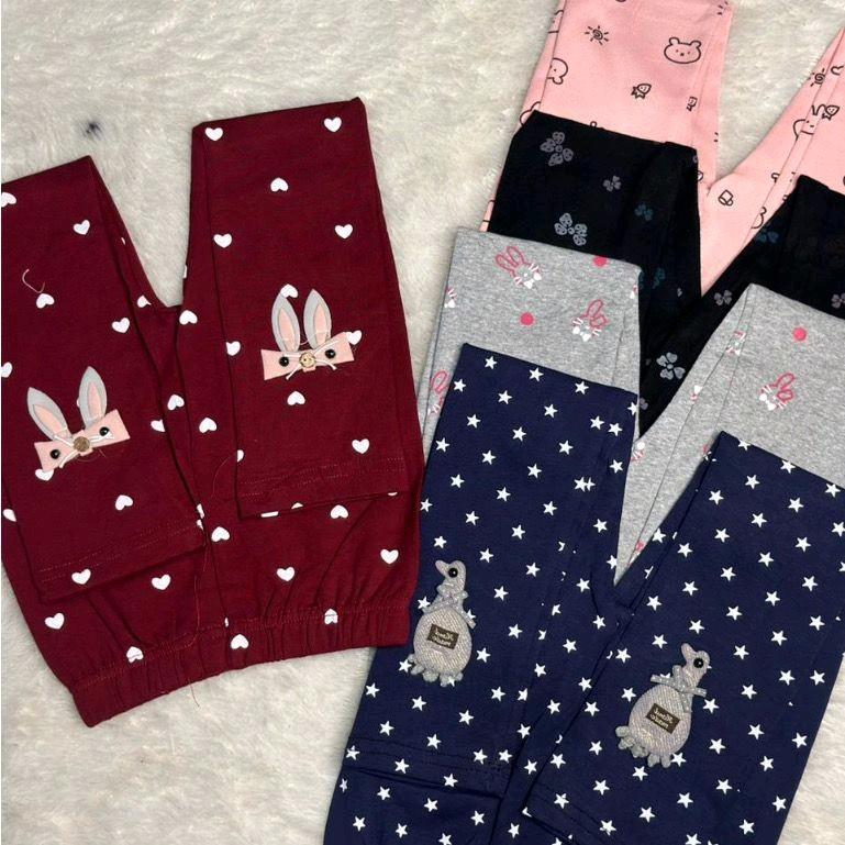 Lejing Anak Perempuan Usia 0 bulan-9 Tahun Bermotif Bahan Katun Strech Lejing Anak Nyaman di Pakai 3