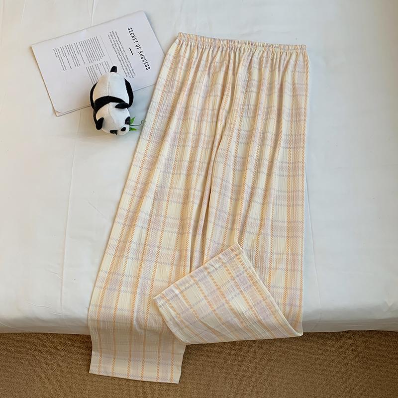 Product Introduction of 20% OFF First 30 Orders Women Pajamas trousers Cool and Breathable in Summer, Korean Style, Cute Cartoon, Casual, Loose, Home-style, Outdoor-wear Trousers, Various Types, Various Patterns, One Size 40kg-70kg Pants Nightwear Loungewear 24