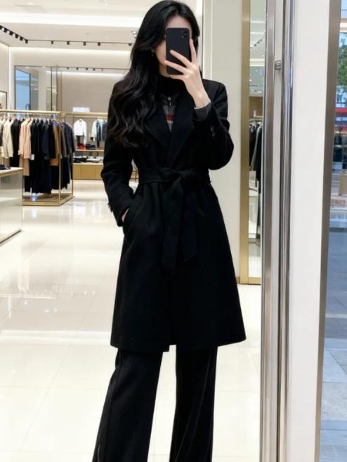 916 áo khoác đen gió nữ ngoài mỏng xịn ôm jacket lửng dù nữ girl phố hàn quốc bigsize mùa đông