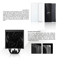 Gambar ThermalEase DL6 Digital CPU Air Cooler BLACK / WHITE 6 Heatpipe Single tower With Smart DIGITAL - WHITE dari KYO Indonesia_NEW Kota Administrasi Jakarta Utara 4 Tokopedia
