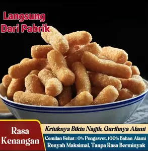 Halal Stik Gabus & Telur Gabus Lezat Renyah, Kue Kepin Salju & Camilan Manis Menggoda | Hadiah Gemas Natal & Hari Raya Ramadhan, Camilan Sempurna untuk Pertemuan-200g
