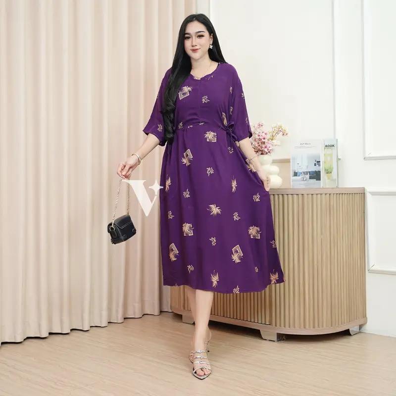 Daster Jumbo Wanita LD 120 Daster Busui Friendly Daster Kekinian Daster Motif Elzia Trends 2024 0