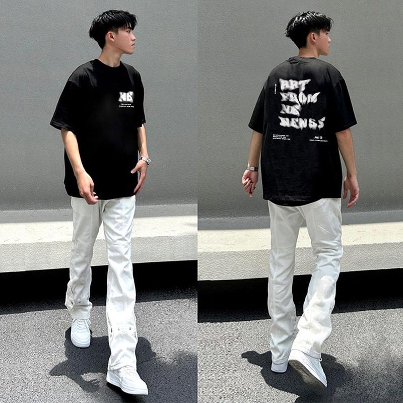 【COD】Ng t-shirt lelaki gaya korea pusingan leher kasual lengan - TikTok ...