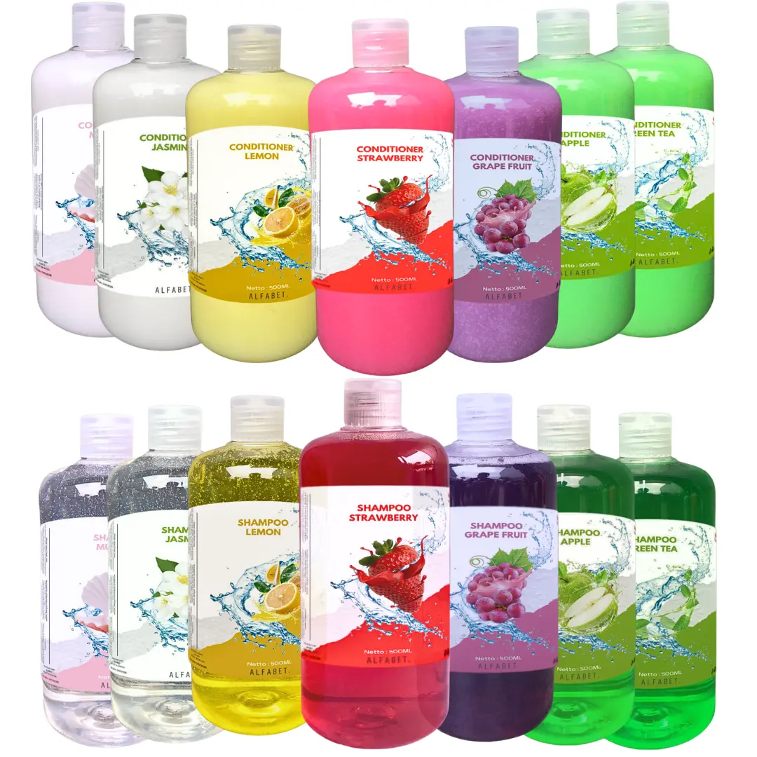 Alfabet Shampo & Conditioner Salon Murah 500ml All Variant Lengkap - Sampo & Conditioner Salon Murah