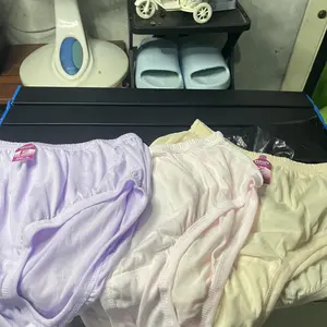 3/6/12 pcs Celana Dalam Wanita Jumbo Polos Big Size Bumil CD Wanita Ibu Hamil 5L 4L XXL XL CD Wanita