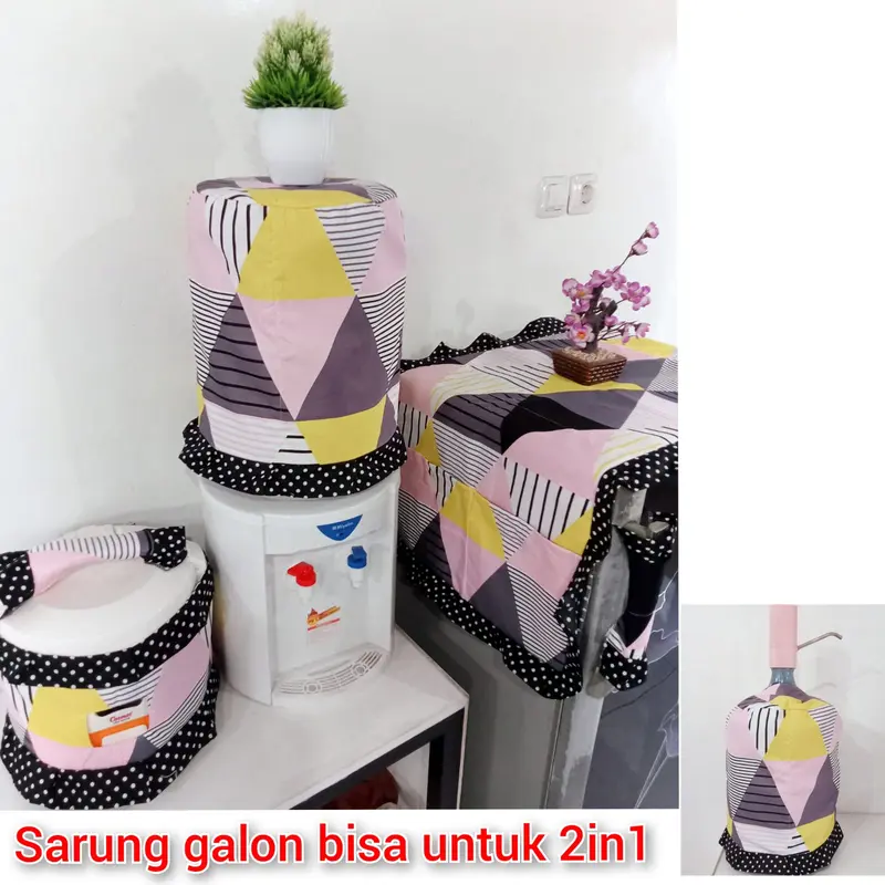 SARUNG GALON TUTUP KULKAS TUTUP MAGICOM ANEKA MOTIF 3