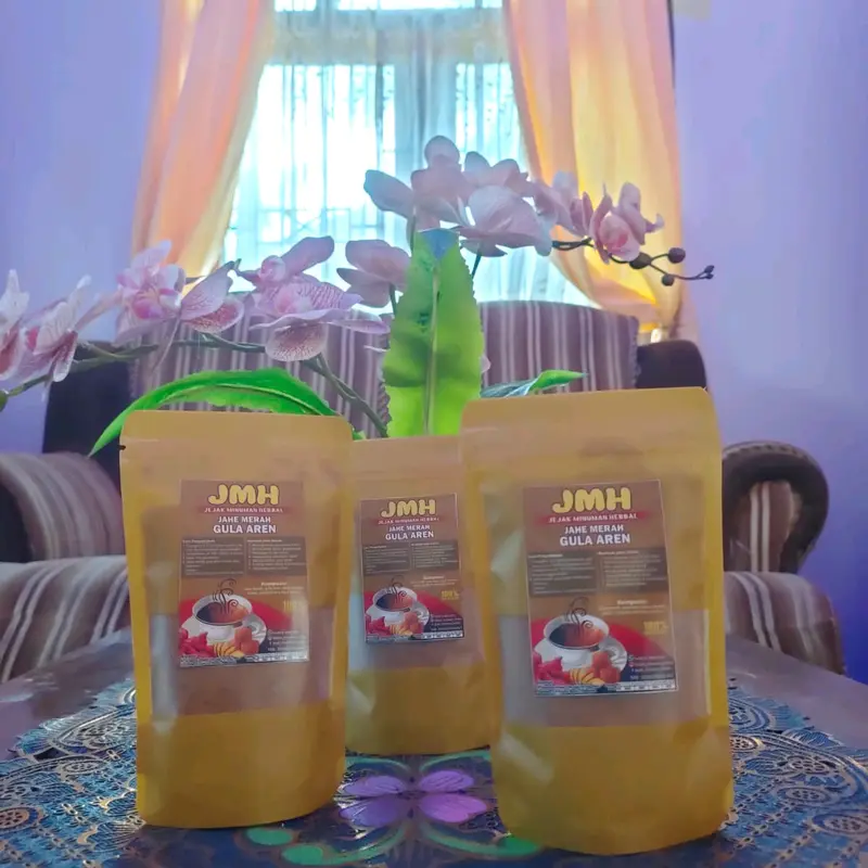Minuman Jahe Merah Instan Gula Aren Jamu, Produk Sehat dan Bermanfaat 2