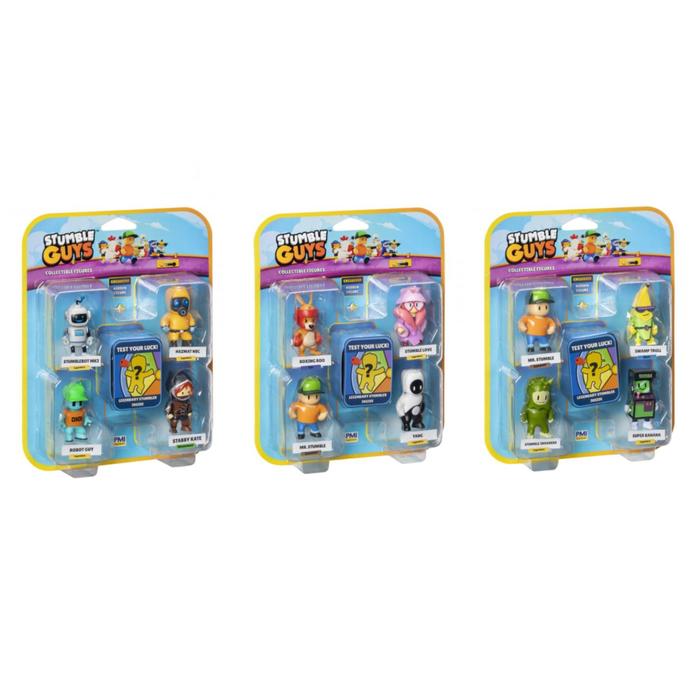 Gambar New! Stumble Guys Collectible Figure Stumble Guys Figure 5 Pack Blister Mainan Anak Figure SG2240 dari Toys City Kota Administrasi Jakarta Selatan Tokopedia