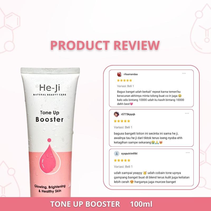 Product Introduction of [He-Ji] Tone Up Booster 100ml - Glowing, Brightening and Healthy Skin 4