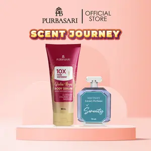[Scent Journey Bundle] Purbasari Body Serum Gluta Hya + Britney Luxury Parfume