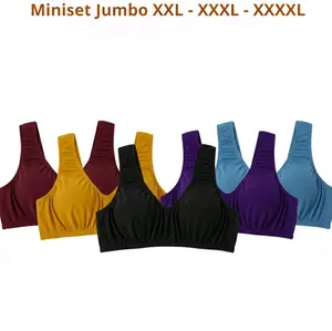 isi 1 Pcs bra cup jumbo Bb 60-130Kg bumil busui sehari hari Wanita Bh Dewasa Cantik Nyaman murah